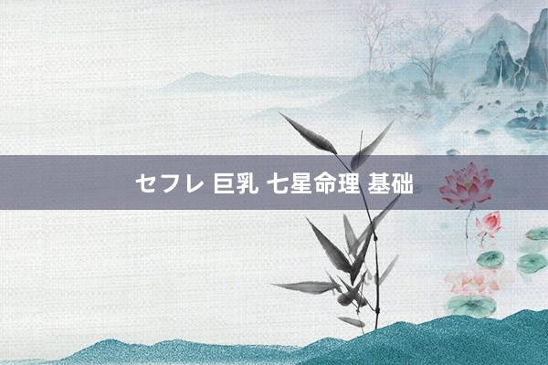 セフレ 巨乳 七星命理 基础